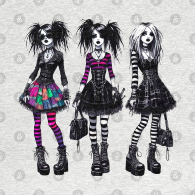 Goth girls by Hadderstyle